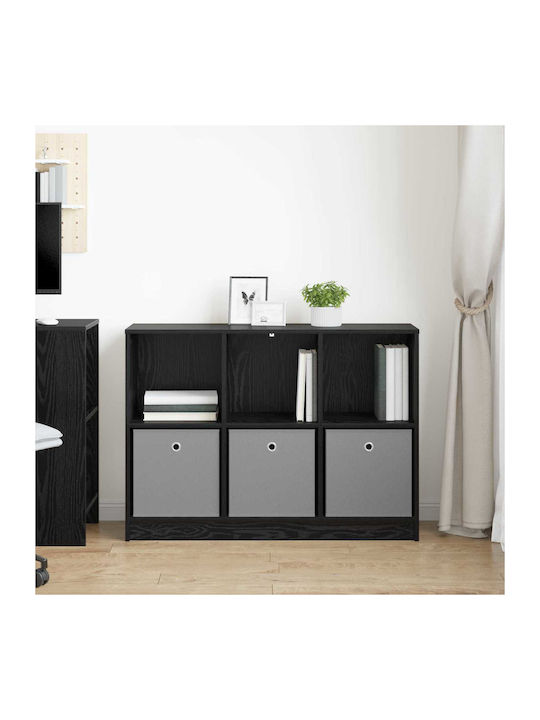 Wooden Storage Cabinet with 3 Drawers M102xW32xH73.5cm
