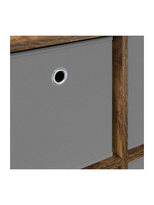 Wooden Storage Drawers with 4 Drawers M68.5xW32xH67 cm