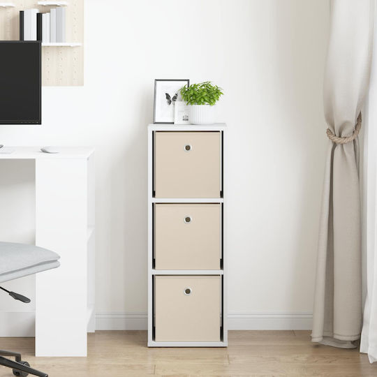 Storage Drawer Wooden with 3 Drawers M30.5xW27xH84.5cm