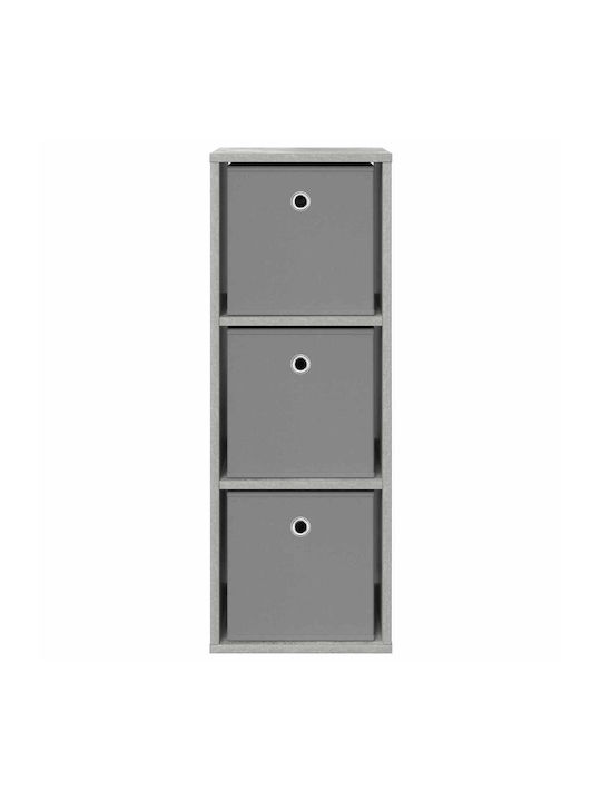 Storage Drawer Wooden with 3 Drawers M30.5xW27xH84.5cm