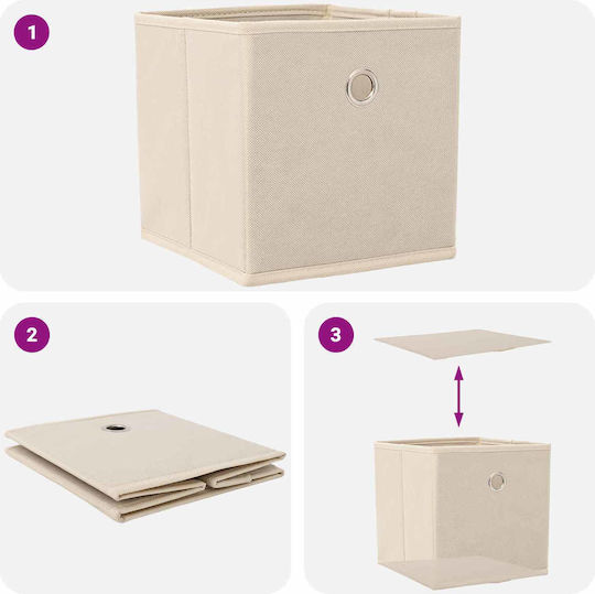 Storage Drawer Wooden with 3 Drawers M30.5xW27xH84.5cm