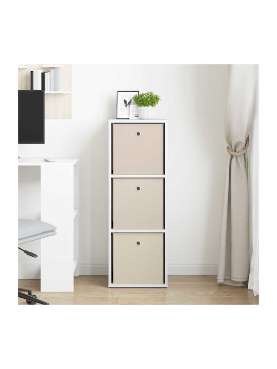 Wooden Storage Cabinet with 3 Drawers M35xW32xH99.5cm
