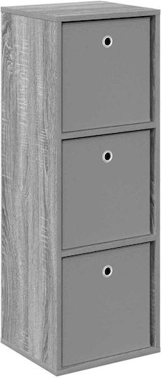 Wooden Storage Cabinet with 3 Drawers M35xW32xH99.5cm