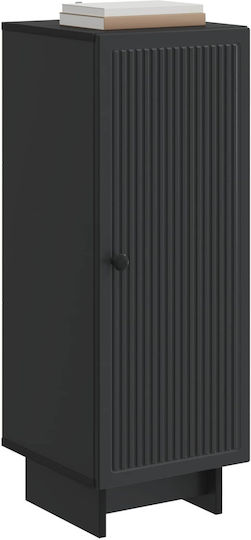 Wohnzimmerschrank aus Spanplatte Schwarz 33x34,5x90 cm