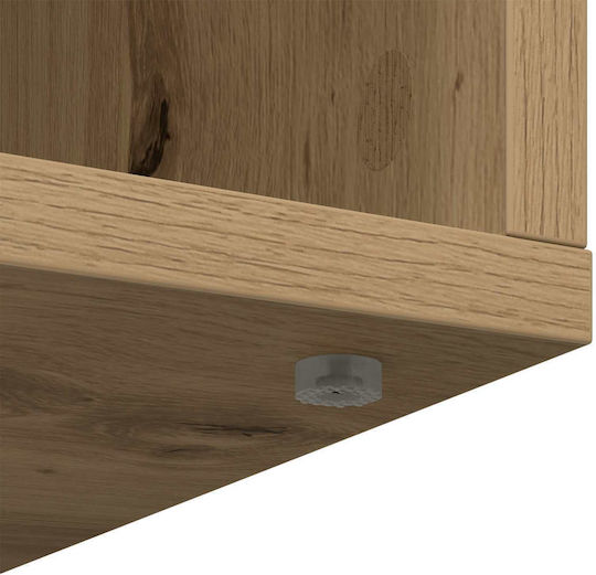 Wohnzimmerschrank aus Spanplatte Artisan-Eiche 60x33,5x84 cm