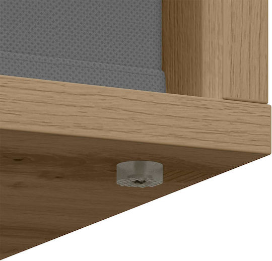 Wooden Storage Drawers with 3 Drawers M25.5xW22xH69.5cm