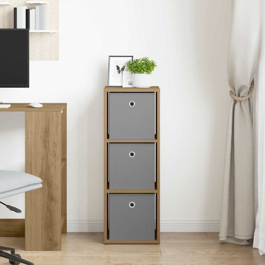 Storage Drawer Wooden with 3 Drawers M30.5xW27xH84.5cm