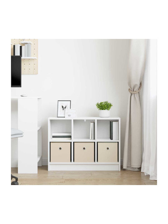Wooden Storage Drawer Chest with 3 Drawers M73.5xW22.5xH53.5cm