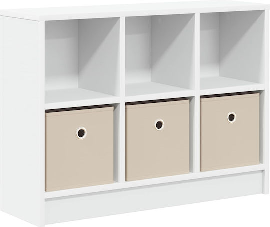 Wooden Storage Drawer Chest with 3 Drawers M73.5xW22.5xH53.5cm