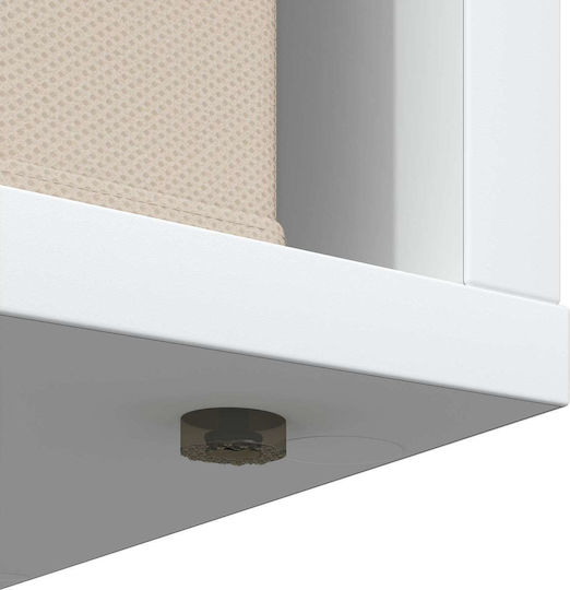 Cabinet De Depozitare Din Lemn Cu 4 Sertare L49.5xL22xÎ47cm
