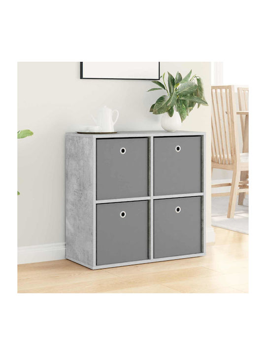 Wooden Storage Drawer Chest with 4 Drawers M68.5xW32xH67cm