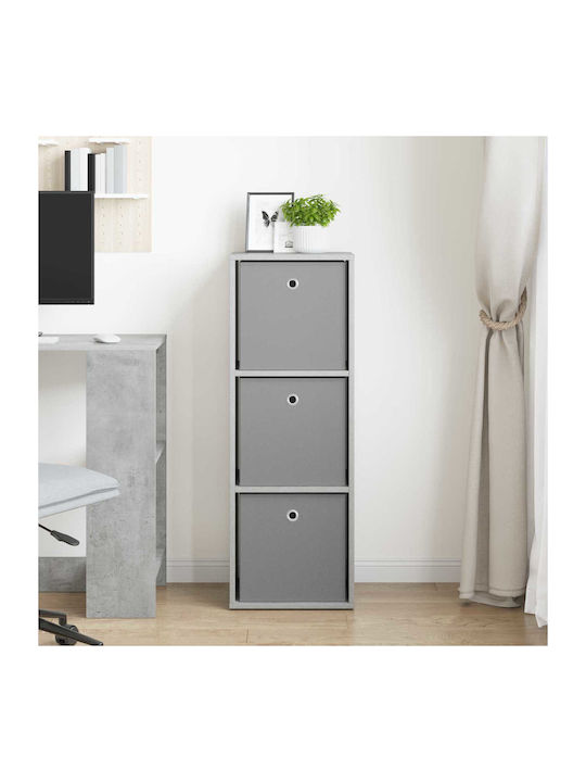 Wooden Storage Cabinet with 3 Drawers M35xW32xH99.5cm