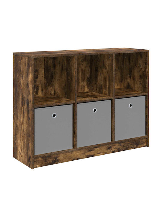 Brown Smoky Oak Bookcase 102x32x73.5 cm