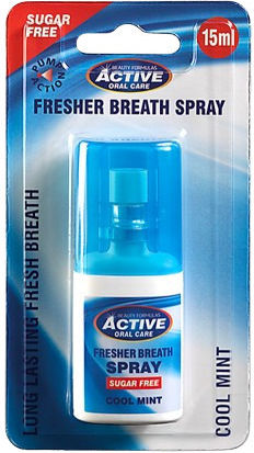 Beauty Formulas Active Oral Care Cool Mint Fresh Breath Concern Spray Spray for Bad Breath 15ml 1 Piece
