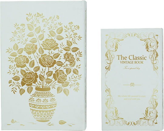 Artekko Set of Wooden Decorative Boxes in Book Shape 2 Pieces