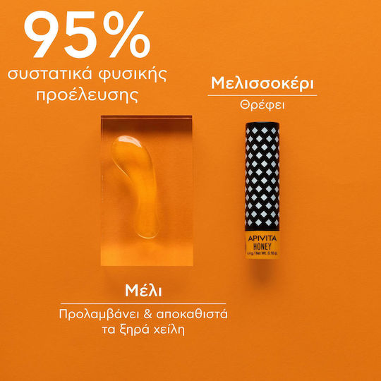 Apivita Lip Balm Honey 4.4gr