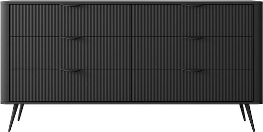 Συρταριέρα Κρεβατοκάμαρας Ξύλινη Lante 163x38x81εκ.