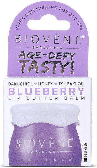 Biovene Barcelona Blueberry + Bakuchiol Lip Butter Balm Age-Defy Tasty 8g