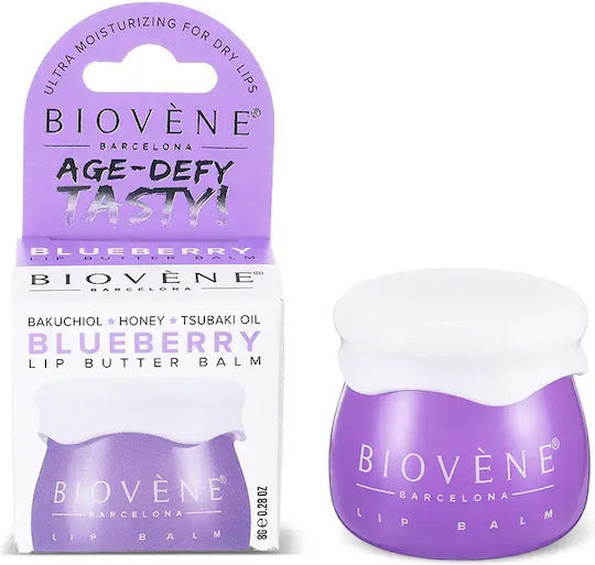 Biovene Barcelona Blueberry + Bakuchiol Lip Butter Balm Age-Defy Tasty 8g