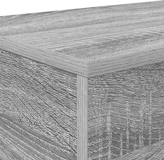Wooden Console Gray M101xW30xH74cm