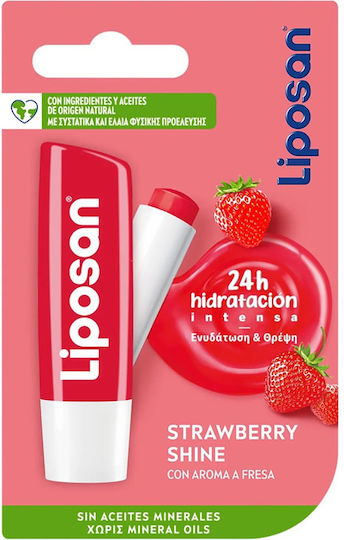 Liposan Fruity Shine Lip Balm SPF10 Strawberry 4.8gr