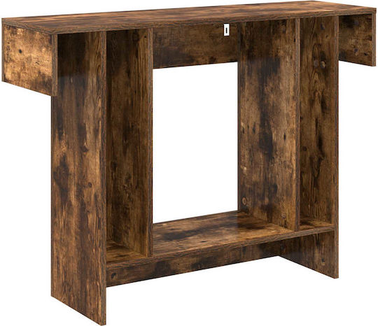 vidaXL Konsolentisch Aus Holzrauch Eiche M101xT30xH74cm