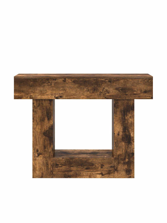 vidaXL Konsolentisch Aus Holzrauch Eiche M101xT30xH74cm