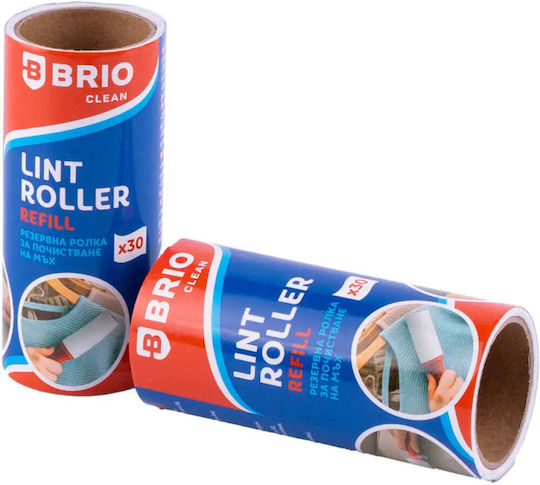 Replacement Lint Rollers Clothes 2 X 30 Brio