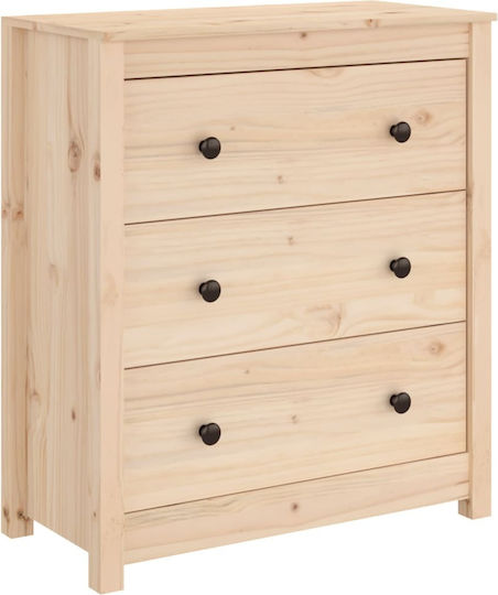 Chest of Drawers Made of Solid Wood 70x35x80cm Chest of Drawers Made of Solid Wood 70x35x80cm
