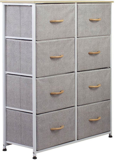 Metal Chest of Drawers 81x30x96cm Metal Chest of Drawers 81x30x96cm
