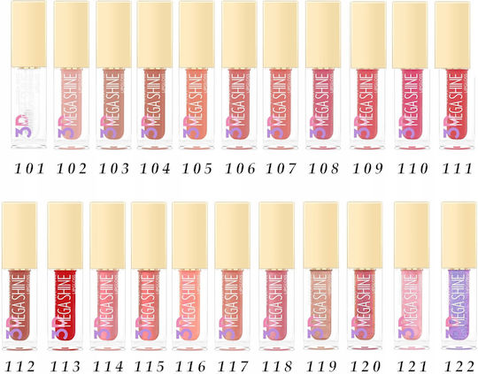 Golden Rose 3D Mega Shine Lipgloss 115 5.2ml