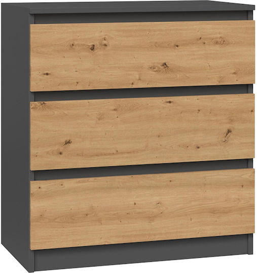 Wooden Chest of Drawers M3 70x40x70cm Wooden Chest of Drawers M3 70x40x70cm