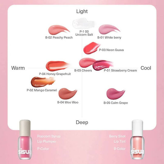 Unleashia Sisua Popcorn Syrup Lip Gloss No. 100 Unicorn Salt 3.8gr