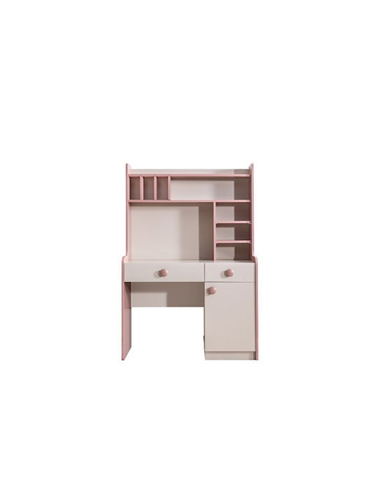 Stewehome Birou Pentru Copii Cu Rafturi Pentru Depozitare 109×52×160cm