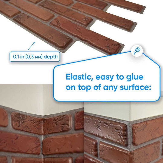 3D Wandpaneele Selbstklebend Beiges