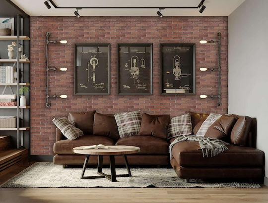 3D Wandpaneele Selbstklebend Beiges