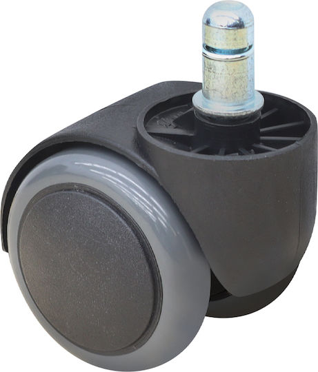 Megapap Caster for Office Chair Metallic 5 Pieces Black