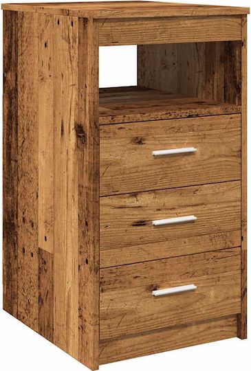 Comoda pentru Dormitor cu 3 sertare Maro 40x50x76buc