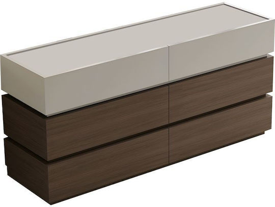 Συρταριέρα Κρεβατοκάμαρας Ξύλινη Sonlen 120x40x72εκ.