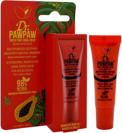 Dr. Pawpaw True Coral Lip Balm 10ml
