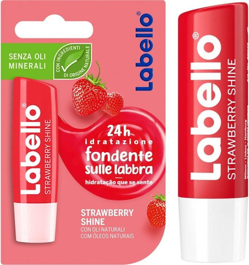Labello Erdbeer Glanz Lippenbalsam Φράουλα 4.8gr