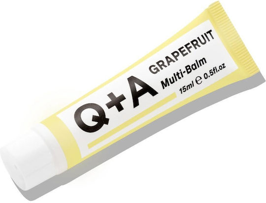 Q+A Natural Skincare Grapefruit Lip Balm Grapefruit 15ml