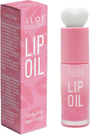 Aloe Colors Масло за Устни Candy Drop Розово 10ml