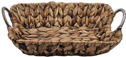 Loupas Декоративна Металик Кошница с Дръжки 33x24x8см