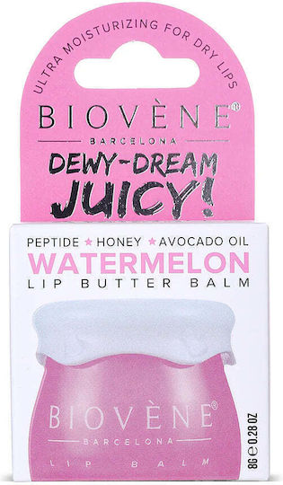 Biovene Barcelona Watermelon + Peptide Lip Butter Balm Dewy-dream Juicy 8g