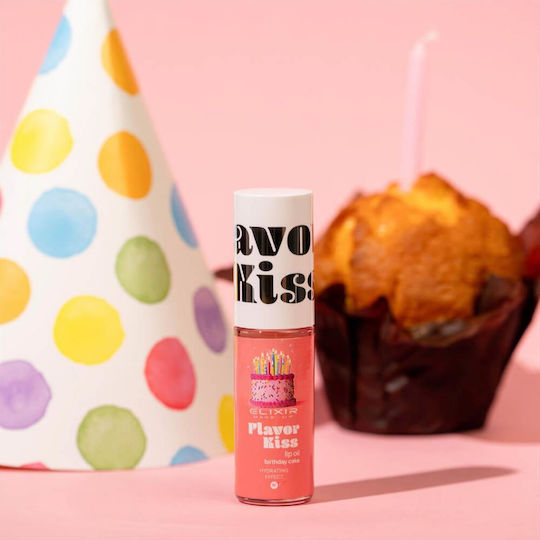 Elixir Flavor Kiss Lip Oil Birthday Cake 4gr