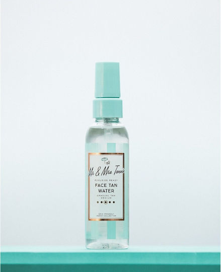 Mr & Mrs Tannie Face Tan Water Self Tanning Lotion Face Medium 75ml