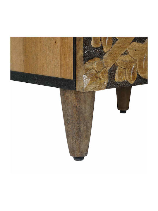 Έπιπλο Εισόδου με Ντουλάπα Καφέ 40x33.5x110εκ.