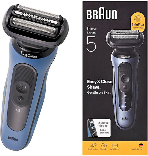 Braun Series 5 52-A1000S Foil Ξυριστική Μηχανή Προσώπου Επαναφορτιζόμενη