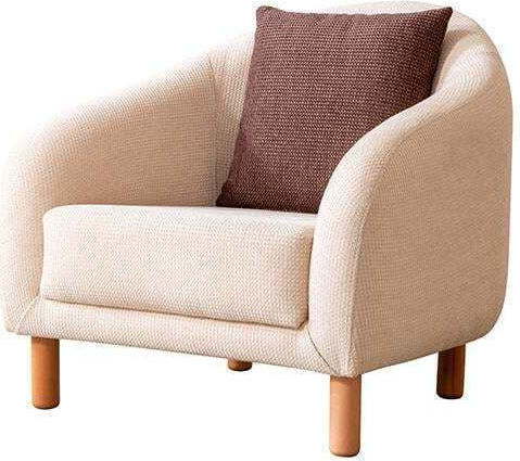 Stewehome Салонен Комплект 3+3+1 Дървени Крака и Текстилна Обшивка 240x90x90см